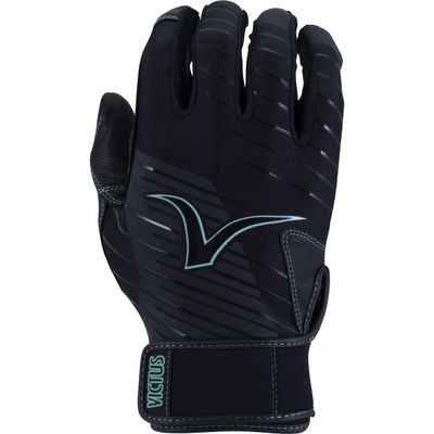 Victus Sports - Victus Team Adult Batting Gloves, Black/Mint, Adult X-Large