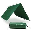 AquaQuest Safari Tarp  Lightweight Waterproof (5,000 mm) Seam-Taped Ripstop Rain Fly for Backpacking, Thru-Hiking & Hammock Camping  10x10 Stealth Gray view 1