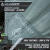 AquaQuest Safari Tarp  Lightweight Waterproof (5,000 mm) Seam-Taped Ripstop Rain Fly for Backpacking, Thru-Hiking & Hammock Camping  20x13 Stealth Gray view 2