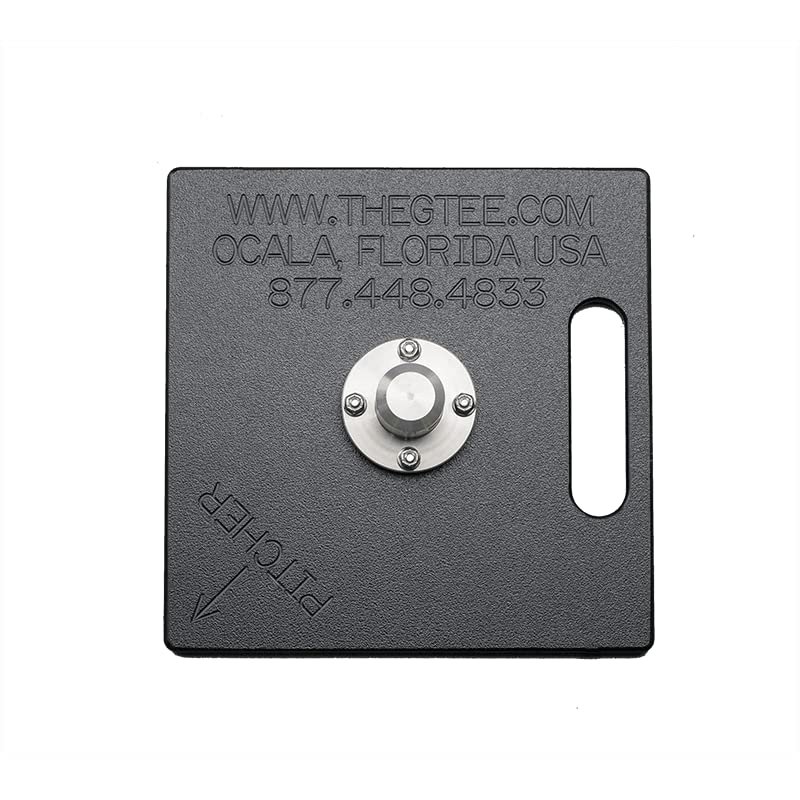 G Tee Complete Lite Base Assembly, 9" x 9" (23cm x 23cm) | Includes Stabilizer | Made in USA | Used by Pros | 2 Year Warranty