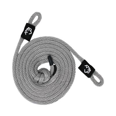 1/2" x 12' Silver Solid Braid Fender Line (Sold in Pairs) - Made in USA
