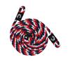 1/2" x 5' Red/White/Blue Solid Braid Fender Line (Sold in Pairs) - Made in USA view 1