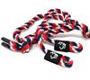 1/2" x 5' Red/White/Blue Solid Braid Fender Line (Sold in Pairs) - Made in USA view 2