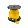 1/4" x 400' Yellow Solid Braid Nylon Anchor Line w/Thimble - Made in USA view 1