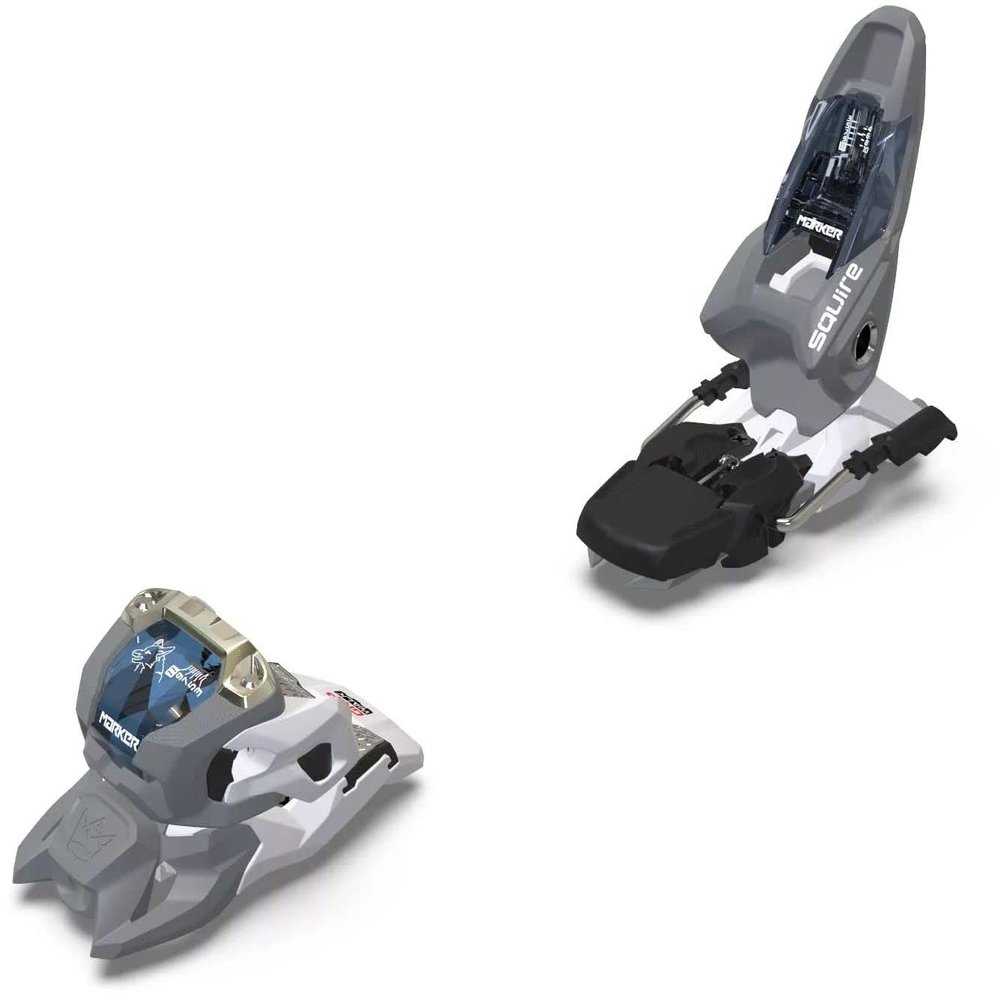 Marker Squire 11 Ski Bindings 2022 - Gray/White 100mm