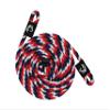 1/4" x 8' Red/White/Blue Solid Braid Fender Line (Sold in Pairs) - Made in USA view 1