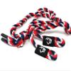 1/4" x 8' Red/White/Blue Solid Braid Fender Line (Sold in Pairs) - Made in USA view 2
