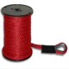 1/2" x 25' Red Double Braid Nylon Anchor Line w/Thimble - Made in USA view 1