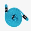 3/8" x 10' Aqua Solid Braid Fender Line (Sold in Pairs) - Made in USA view 1