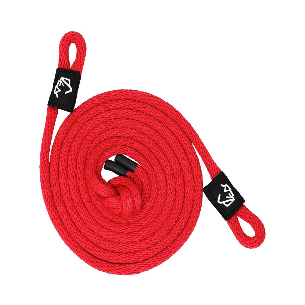 1/2" x 12' Red Solid Braid Fender Line (Sold in Pairs) - Made in USA