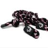 1/4" x 6' Black/Pink Solid Braid Fender Line (Sold in Pairs) - Made in USA view 2