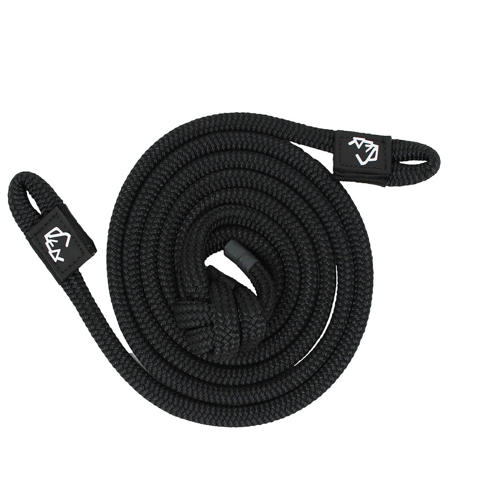 1/2" x 8' Black Double Braid Fender Line (Sold in Pairs) - Made in USA