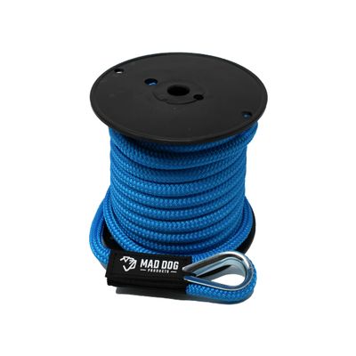 5/8" x 400' Royal Double Braid Nylon Anchor Line w/Thimble - Made in USA