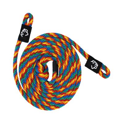 1/4" x 6' Rainbow Solid Braid Fender Line (Sold in Pairs) - Made in USA