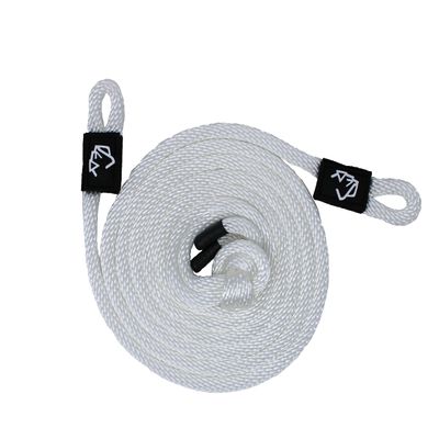 3/8" x 5' White Solid Braid Fender Line (Sold in Pairs) - Made in USA
