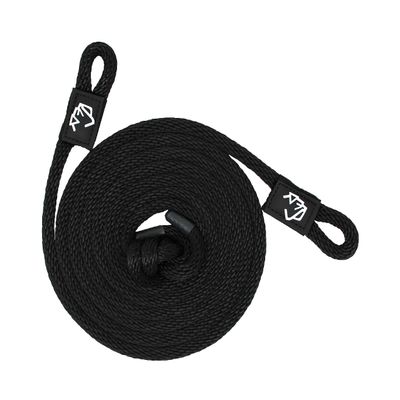 1/2" x 10' Black Solid Braid Fender Line (Sold in Pairs) - Made in USA