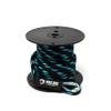 1/4" x 400' Sky Blue/Black Solid Braid Nylon Anchor Line w/Stainless Steel Thimble - Made in USA view 1