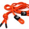 1/2" x 12' Orange Solid Braid Fender Line (Sold in Pairs) - Made in USA view 2