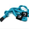 3/8" x 6' Aqua Solid Braid Fender Line (Sold in Pairs) - Made in USA view 2