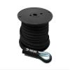 1/2" x 200' Black Double Braid Nylon Anchor Line w/Thimble - Made in USA view 1