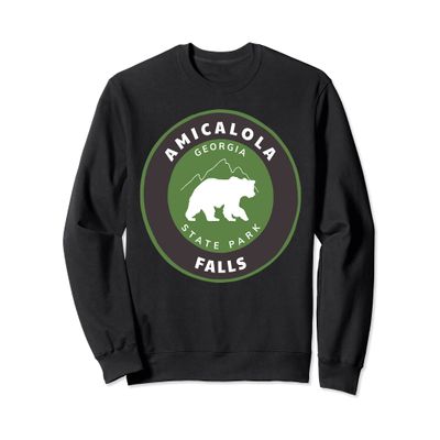 Amicalola Falls State Park Georgia GA Bear Mountains Badge Sweatshirt