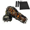 Crampons Ice Cleats Traction Snow Grips for Shoes and Boots Anti Slip Stainless Steel 28 Spikes Ice Crampons for Men Women Kids - Microspikes for Hiking, Walking, Climbing, Jogging, Ice Fishing Snow view 4