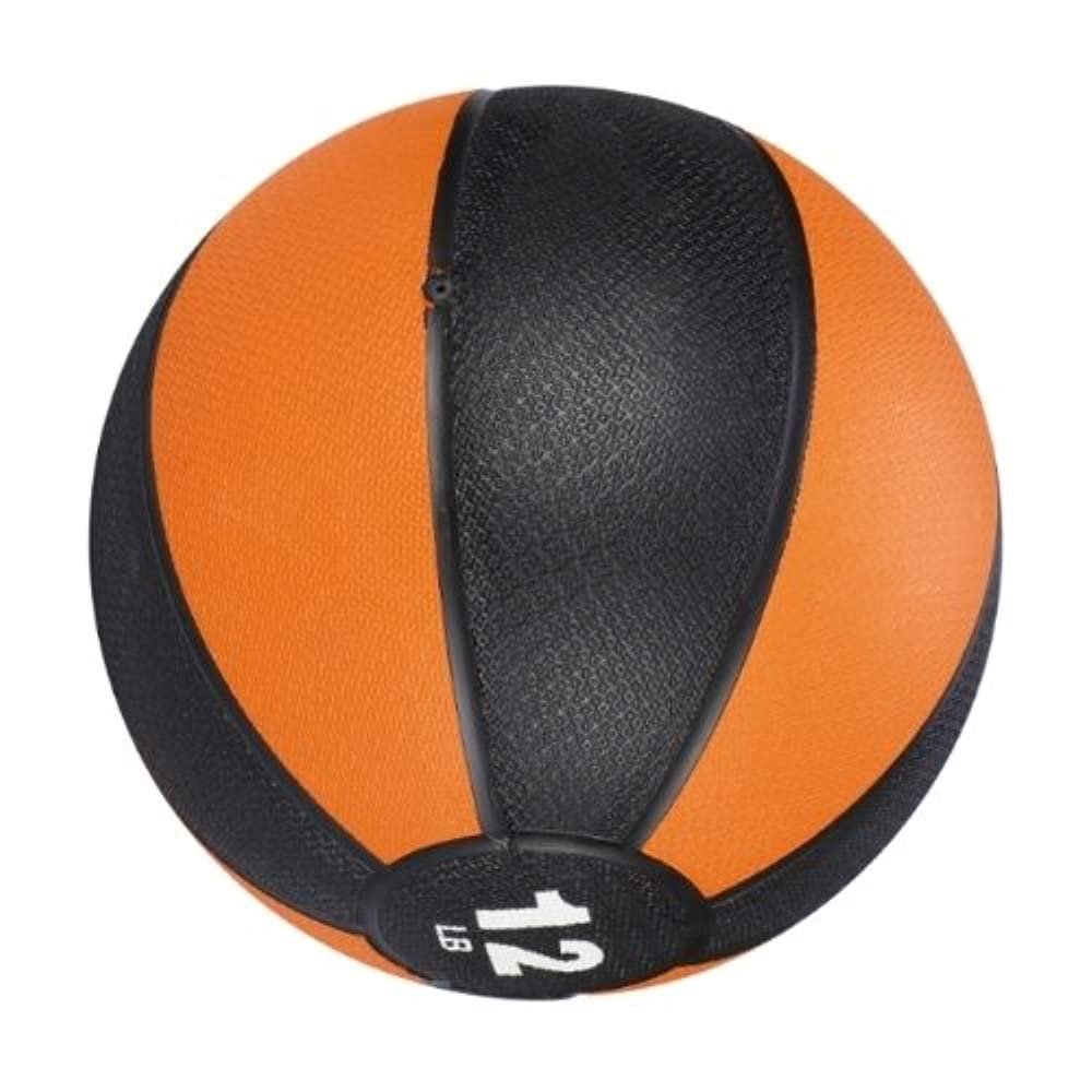 Ministry of Warehouse Orange and Black Durable Rubber Muscle Driver Sport Gym Exercise Ball Fitness Weighted