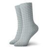 Brown And Blue Funky Colorful Cushion Sport Socks,Little Hearts In Brown With Distressed Look Romantic Love,Athletic Cushioned Running Performance Crew Socks For Men/Women,Brown Pale Blue -12 inch view 1