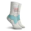 Nursery Airplane Funny Compression Socks Women and Men,Adventurous Funny Child Bear Flying In The Sky On A Plane Cheerful Cartoon,Best for Circulation,Running,Athletic,Nurse,Travel,Multicolor -12 inch view 2