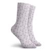 GULTMEE Ballerina Fashion Compression Socks,Pasteld Continuous Feminine Of Ballet Dancers,Performance Polyester Cushioned Athletic Crew Socks for Running,Athletic,Baby Pink Lavender -12 inch view 2