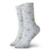 GULTMEE Angel Funky Colorful Cushion Sport Socks,Little Girl With Shooting Stars Clouds,Athletic Cushioned Running Performance Crew Socks For Men/Women,Baby Blue Sea Green SBrown -12 inch view 1