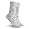 GULTMEE Angel Funky Colorful Cushion Sport Socks,Little Girl With Shooting Stars Clouds,Athletic Cushioned Running Performance Crew Socks For Men/Women,Baby Blue Sea Green SBrown -12 inch view 2