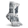 GULTMEE I Love You Fashion Compression Socks,Celestial Love My Other Half Floating,Performance Polyester Cushioned Athletic Crew Socks for Running,Athletic,Blue Grey White -12 inch view 2