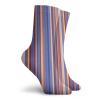 GULTMEE Funny Compression Socks Women and Men,Gradient Color Vertical Stripes Lines Art Retro Graphic Display,Best for Circulation,Running,Athletic,Nurse,Travel, -12 inch view 2