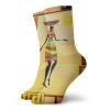 GULTMEE Afro Decor Fashion Compression Socks,African Girl Dressed Ethnic Under Sun,Performance Polyester Cushioned Athletic Crew Socks for Running,Athletic,Multi -12 inch view 1
