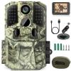 WOSODA 36MP 1920P Trail Camera, Game Camera with Night Vision Motion Activated 0.2s Trigger Time 120 Wide Sensor Deer Cam Waterproof with 2'' LCD for Outdoor Wildlife Monitoring view 1