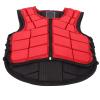 VBESTLIFE Nylon Children's Equestrian Vest, Foam Padded Children's Safety Horse Riding Protective Vest Body Protector Protective Gear Red(CL) view 2