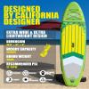 Highpi 10'6'' Inflatable Stand Up Paddle Board for Youth and Adults  Wide Sup with Premium Accessories, Blow Up Paddleboard for Surfing, Fishing, Yoga & More view 2