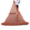 Hand-Made Fishing Cast Net Tire Wire Material Fishing Throw Net Bait Trap 10Ft/11Ft/13Ft Height, Mesh Size 1 Inch with Environmental-Friendly Material Sinker view 1