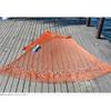 Hand-Made Fishing Cast Net Tire Wire Material Fishing Throw Net Bait Trap 10Ft/11Ft/13Ft Height, Mesh Size 1 Inch with Environmental-Friendly Material Sinker view 2