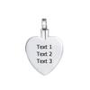 FCZDQ Love Heart Urn Necklace for Ashes Memorial Keepsake Cremation Jewelry Customized Red view 2
