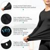 Men's Compression Shirts Long Sleeve, Base-Layer Quick Dry Workout T Shirts Sports Running Tops for Gym Camo Black view 4