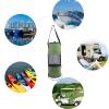 VALINK Yacht Kayak Garbage Storage Bag, Ship Garbage Storage Bag Large Capacity Cruise Ship Breathable Mesh Bag (Black/Green) view 3