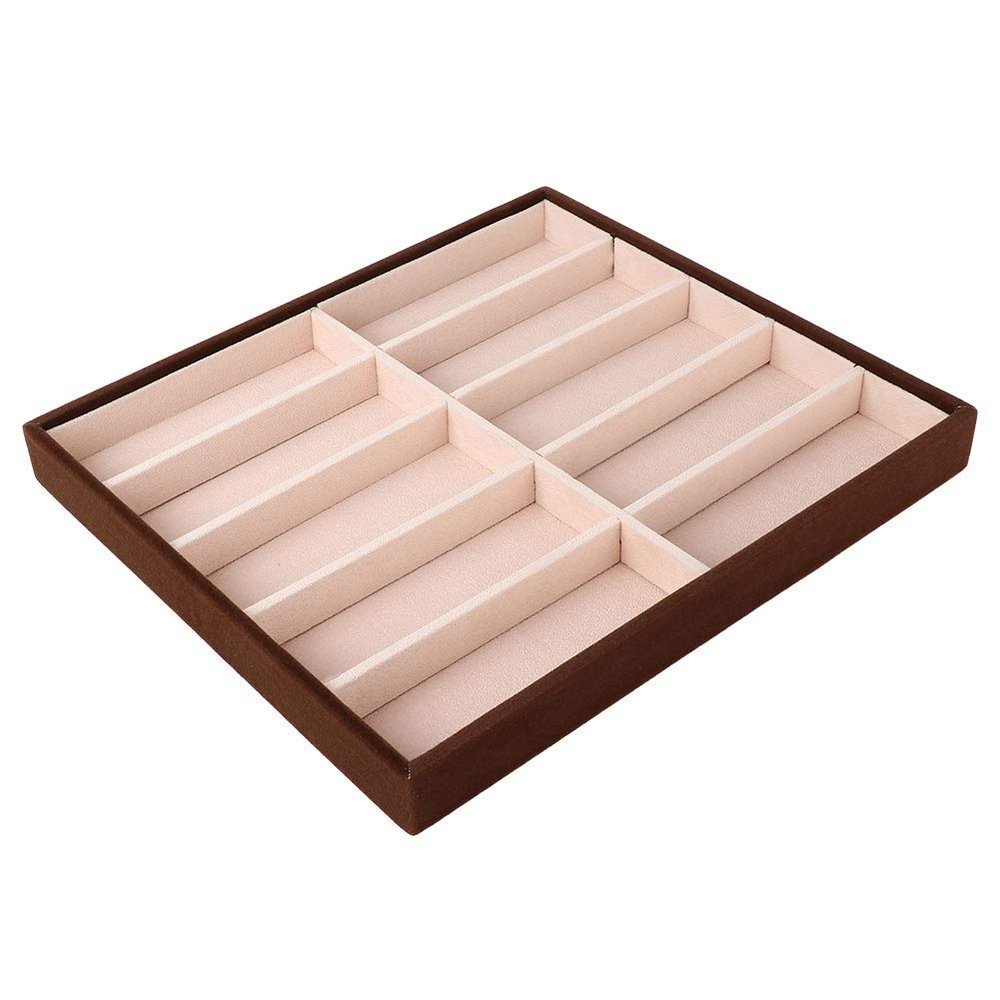 10 Grids Sunglass Box, Large Premium Quality Glasses Box Tray Sunglass Organizer Holder Glasses Display Box Sunglasses Box Glasses Storage Case