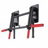 Pull-Up Bar Wall-Mounted Steel Pull-up Bar, Male and Female Wall Horizontal Bars, Can Hang Resistance Ropes, Sandbags, Load 300kg/661ib (Color : Black) view 1
