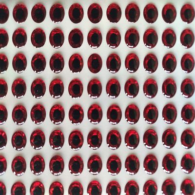 2mm 3mm 4mm 5mm 6mm 7mm 8mm Red 3D Soft Holographic Fishing Lure Jig Fly Tying Material Craft Doll DIY Eyes (300pcs 7mm)