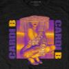 Cardi B Unisex T-Shirt: Squat - Large - Black - Unisex view 3