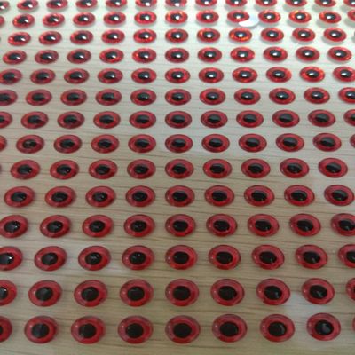 2mm 3mm 4mm 5mm 6mm 7mm 8mm Red 3D Soft Holographic Fishing Lure Jig Fly Tying Material Craft Doll DIY Eyes (500pcs 5mm)