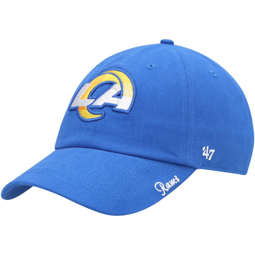 47 Women's Royal Los Angeles Rams Miata Clean Up Primary Adjustable Hat