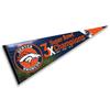 Denver Broncos 3 Time Bowl Champions Pennant Banner Flag view 1
